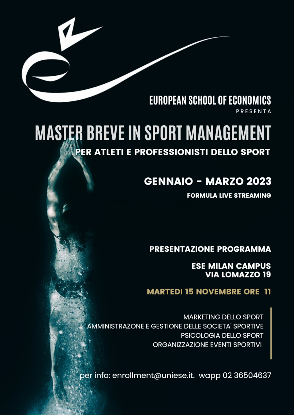 ESE - Master breve in Sport Management